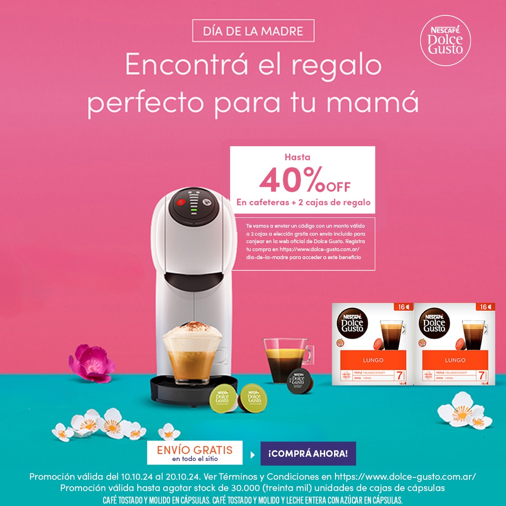 Cafetera Dolce Gusto Genio S Blanca