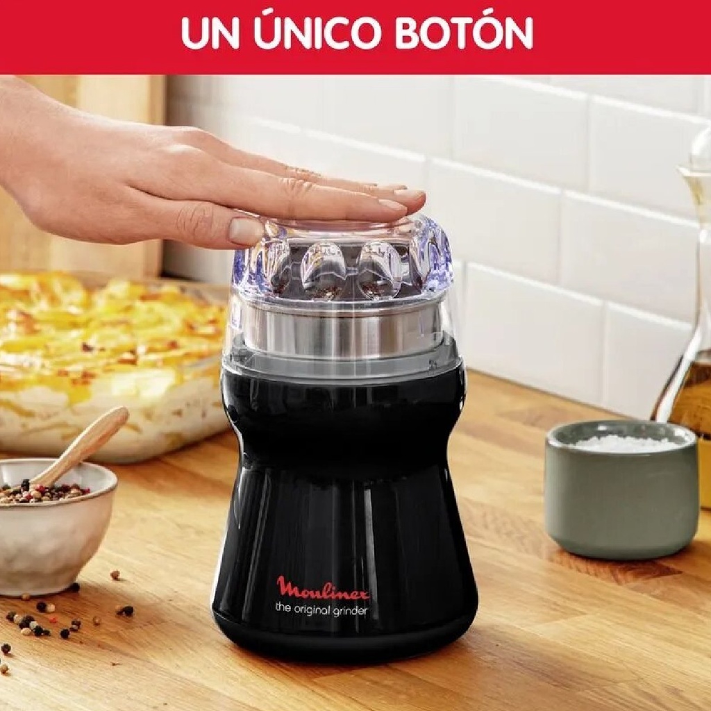 Molinillo de Café Original Moulinex Negro