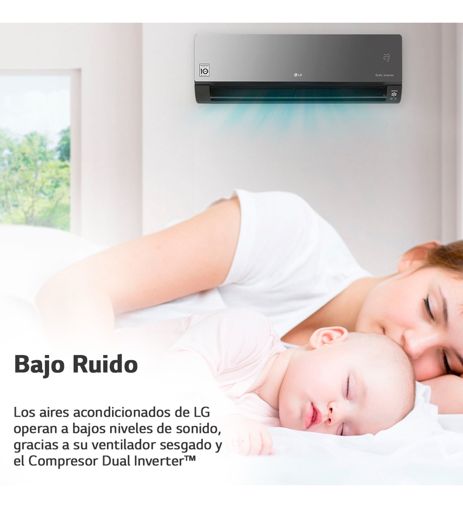 Aire Acondicionado LG Artcool Inverter 5200W ThinQ Negro 220V