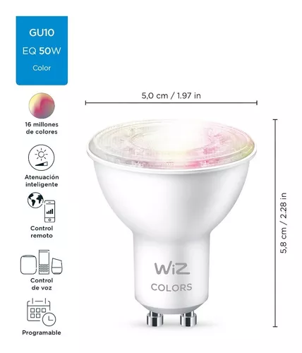 LAMPARA LED COLORES WIZ