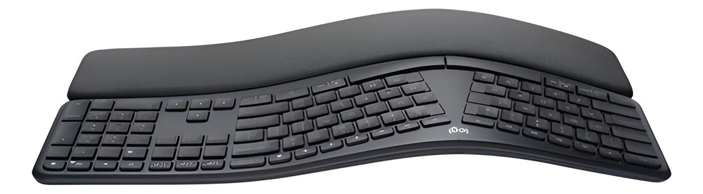 Teclado Partido Ergonómico Logitech Negro Español