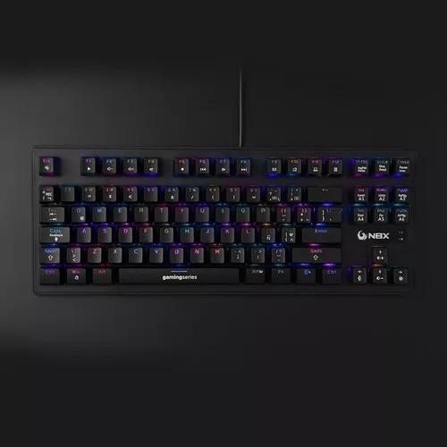 Teclado NBX Gaming Mecánico Usb Rgb Español Qwerty