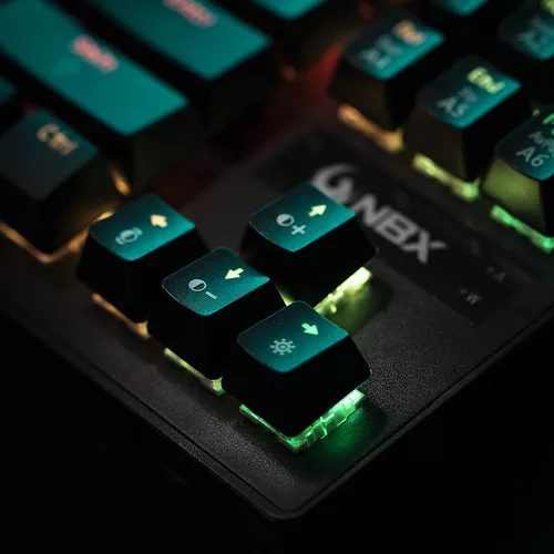 Teclado NBX Gaming Mecánico Usb Rgb Español Qwerty