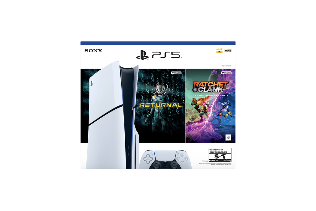 Sony Playstation 5 Slim Standard 1TB Ratchet & Clank: Rift Apart Returnal Blanco 2022