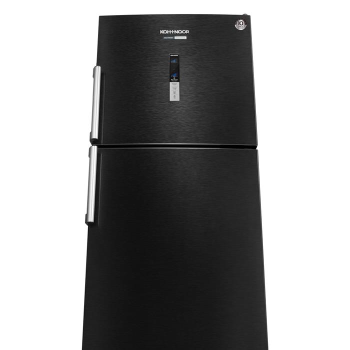 HELADERA NF DUO INV KOHINOOR 409L NEGRA