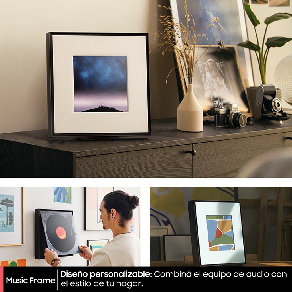 Parlante Samsung Music Frame Color Negro