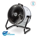 Turbo Ventilador de Tambor Liliana 12" Blanco Tiza