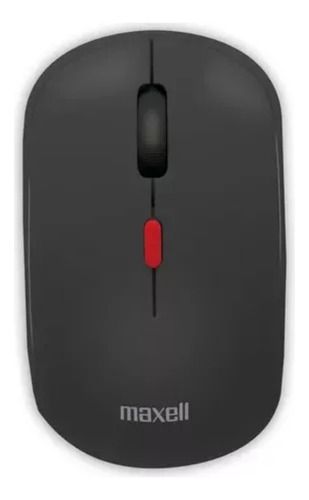 Mouse Inalámbrico Maxell Básico Óptico 1200 DPI USB Negro