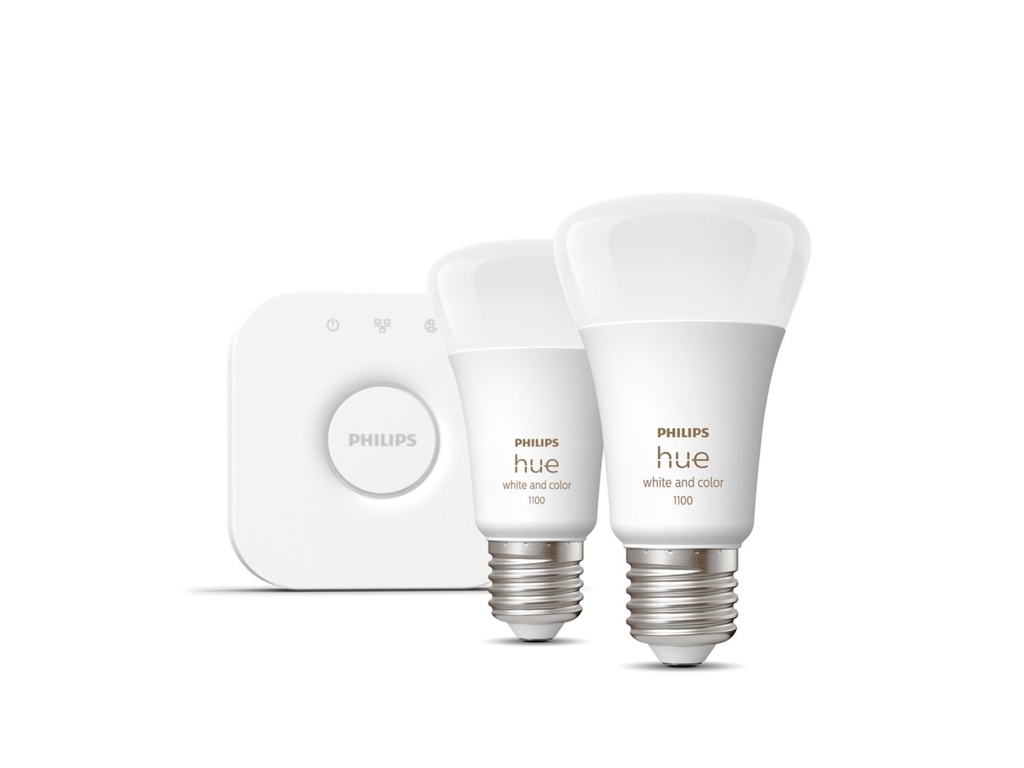 Kit de inicio Philips Hue E27 White and Color 9W A60