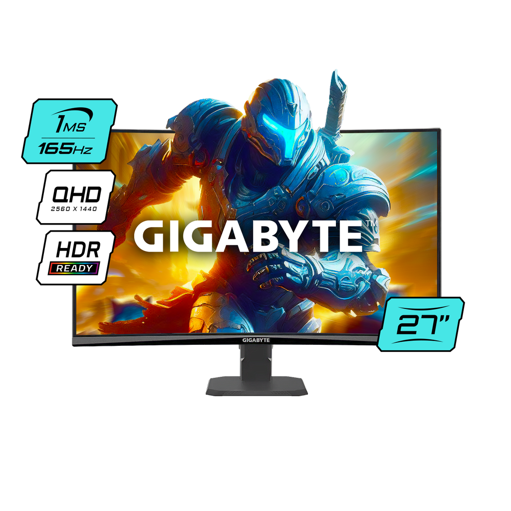 Monitor Gigabyte Curvo 27 Qhd 165Hz 1Ms Gs27Qc Sa1