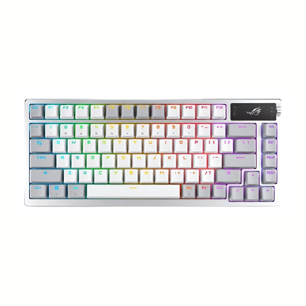 Teclado Mecanico Asus Rog Azoth M701 Rgb Qwerty Us Blanco