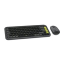 Combo Logitech Teclado y Mouse Pop Icon - Graphite - Español Latino