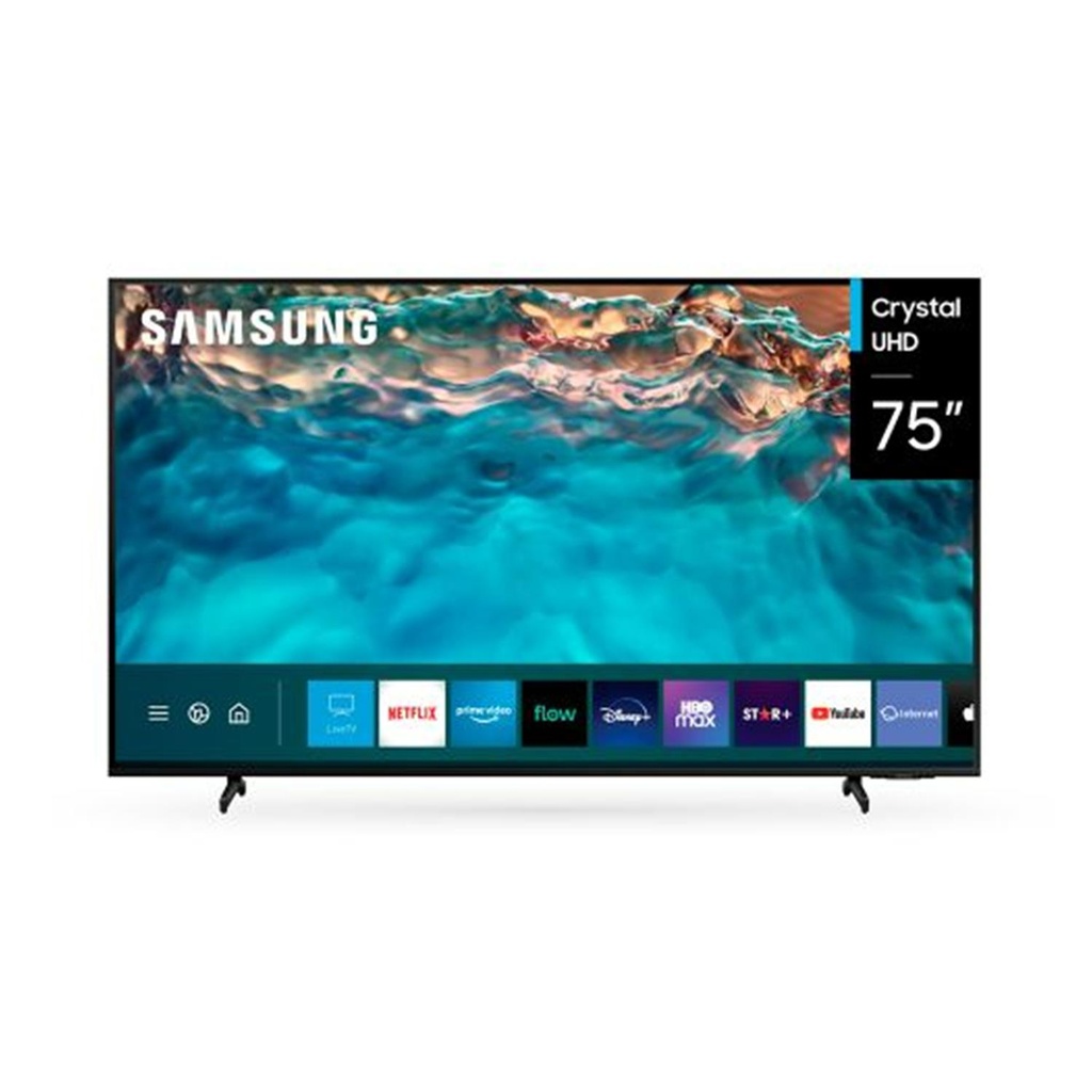 Smart TV Samsung 75" Crystal UHD BU8000       