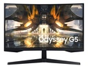 Monitor Samsung Odyssey G5 27 Gaming Qhd 165Hz Curvo 1000R Negro