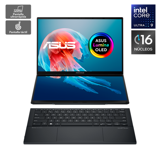 [UX8406MA-PZ027W] Notebook Asus Zenbook Duo Oled Intel Core Ultra 9 De 16 Núcleos 32Gb 1Tb Ux8406Ma-Pz027W