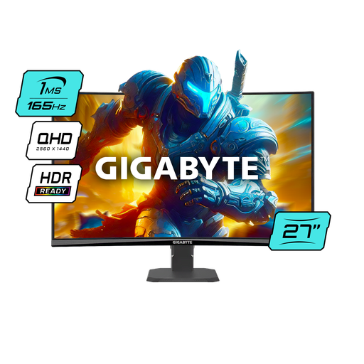 [GS27QC SA1] Monitor Gigabyte Curvo 27 Qhd 165Hz 1Ms Gs27Qc Sa1