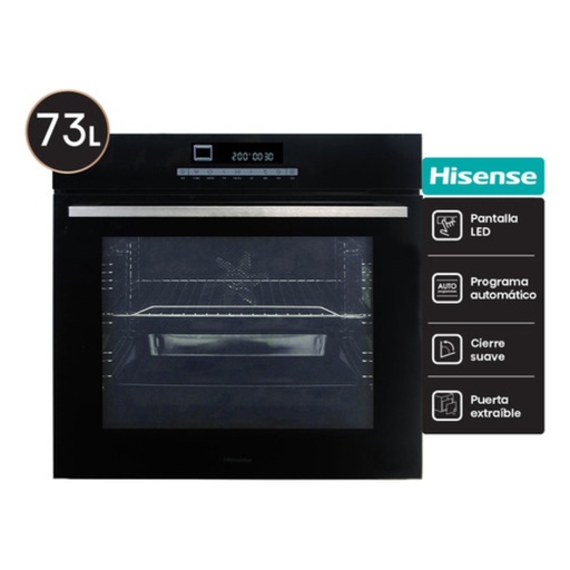 [94BI66331AG] Horno Eléctrico Hisense Empotrable 73 Litros Negro 94Bi66331Ag