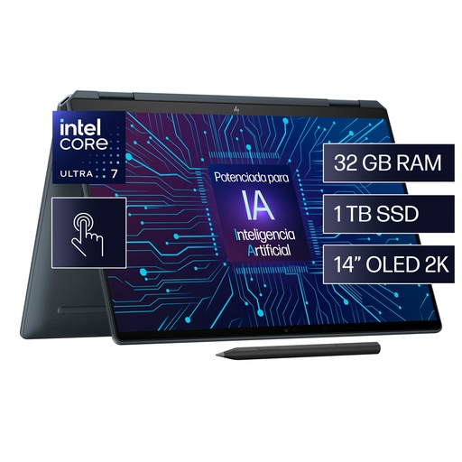 [A14MTLA] Notebook HP X360 Intel Core Ultra i7 32GB Ram 1TB - 14-eu0000la