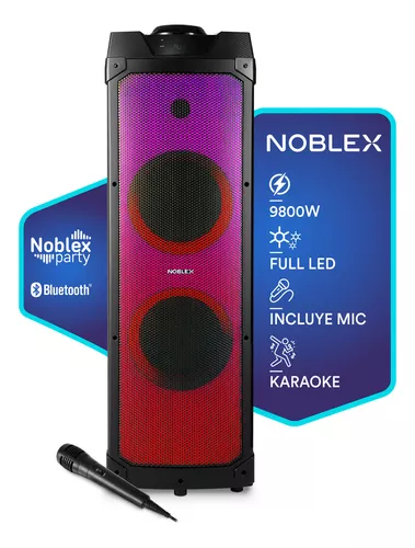 [94MNT1250F] Torre Sonido Con Bluetooth Noblex 9800W